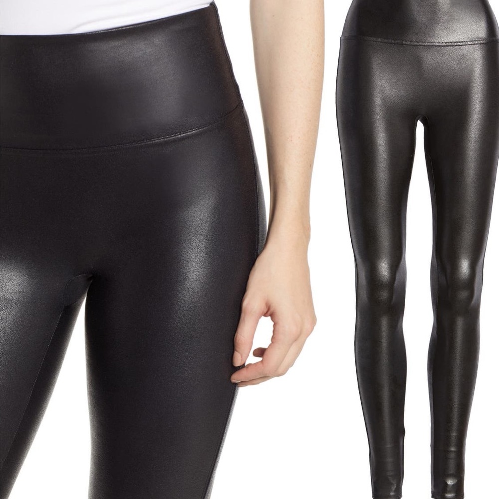 Spanx faux leather leggings